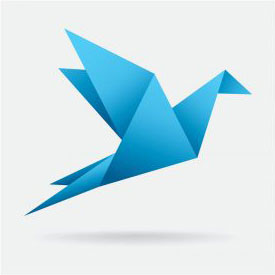 Origami e o mar