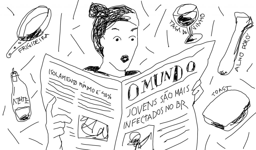 Hoje o dia começou meio que inesperado! Esqueci que se pagava contas! Tanto que não sei em que dia da semana nos encontramos, guardei os pagamentos datados como se não mais existissem quando em quarentena.Contas a pagar com apenas a metade do saldo “normal “na conta do banco. O que fazer?